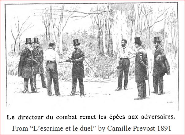 Le escrime et le duel, Prevost